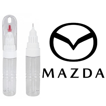 Mazda touch up paint with brush and needle tip