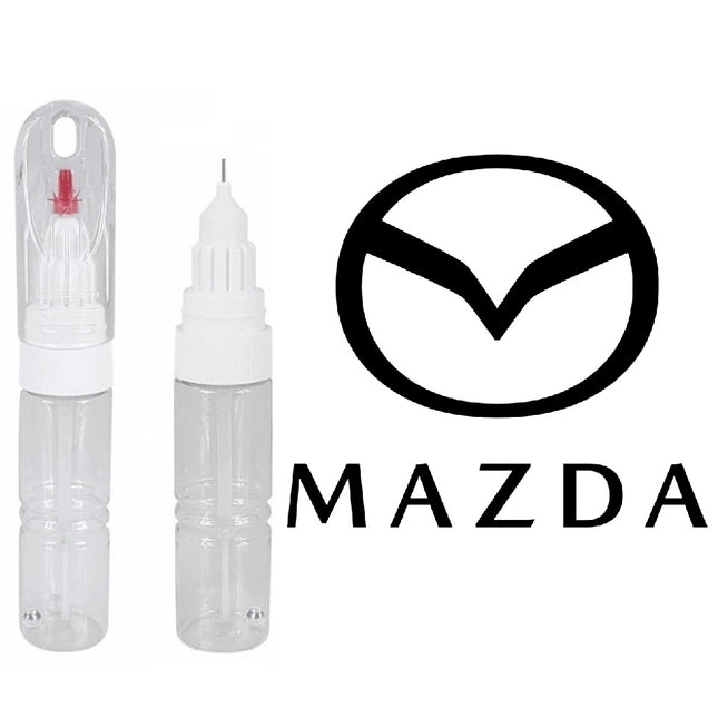 Mazda touch up paint with brush and needle tip