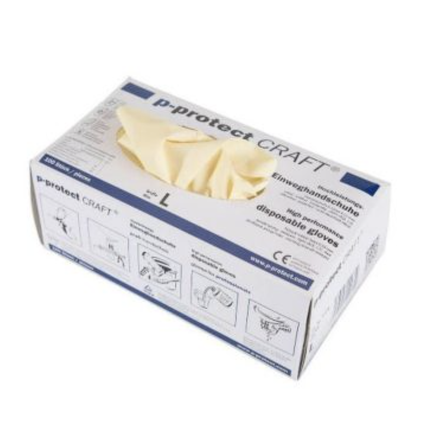 P-PROTECT LATEX GLOVES CRAFT