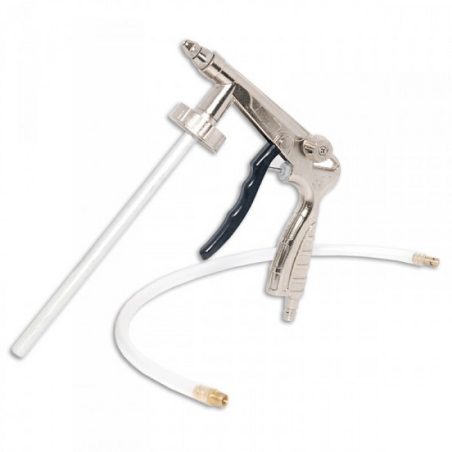 Vehicle undercoating, anti-gravel spray gun