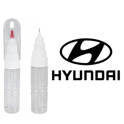 Hyundai touch up paint with brush and needle tip