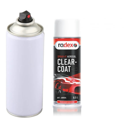 Spray paint and a clearcoat spray