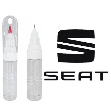 Seat color code touch up paint brush and needle tip