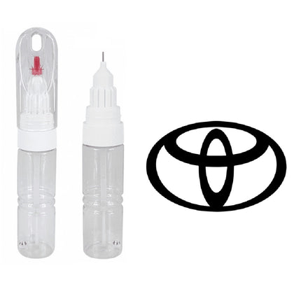 Toyota touch up paint with brush and needle tip